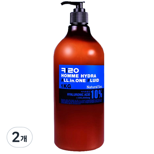 내추럴수 키로 옴므 하이드라 올인원 플루이드, 1000g, 2개