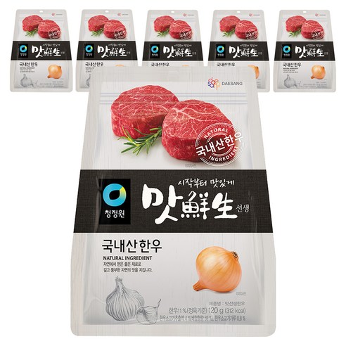 맛선생 한우 조미료, 120g, 6개