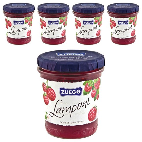 주에그 라즈베리잼, 320g, 5개