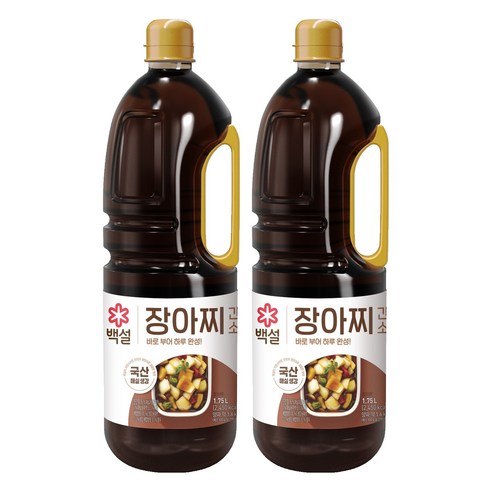 백설 장아찌 간장소스, 2개