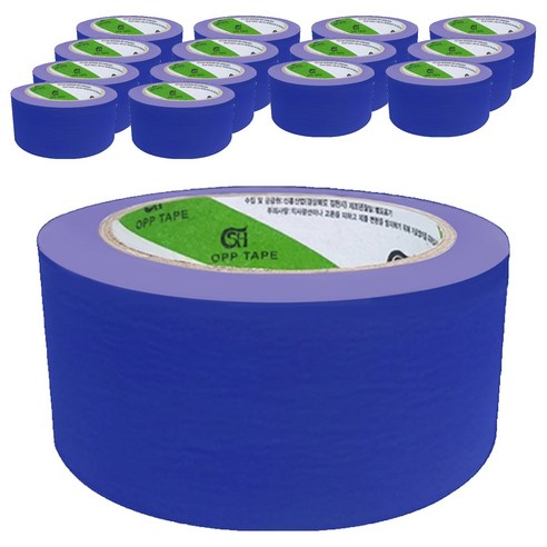 신흥테이프 마스킹 테이프 파랑 48mm x 40m, 15개