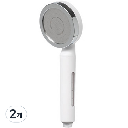 대림바스 디클린 멀티필터 샤워기 와이드형, 2개, 화이트