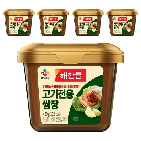 고기전용 쌈장, 450g, 5개