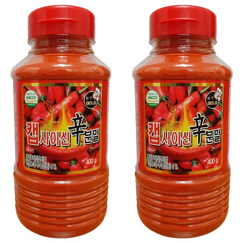 두원식품 캡사이신 분말, 400g, 2개