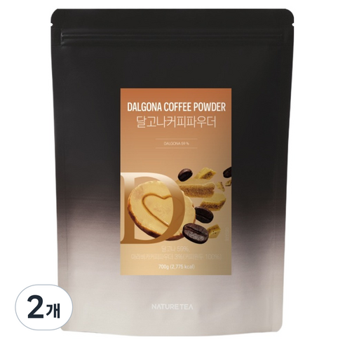 네이쳐티 달고나 커피 파우더, 700g, 2개, 1개입