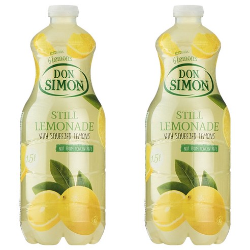 돈시몬 착즙 레몬에이드, 2개, 1.5L