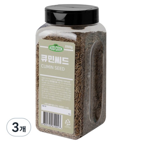 ADDCOOK 큐민씨드, 300g, 3개