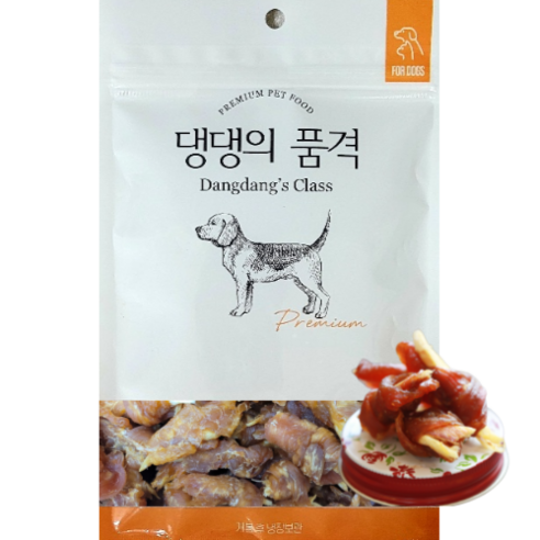 댕댕의품격 강아지 간식 치킨황태말이 300g, 1개, 치킨북어말이