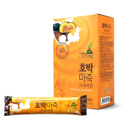 (주)엔초이스 자연의선택 프리미엄 호박마죽 300g/30g x10개 1개, 30g, 30개