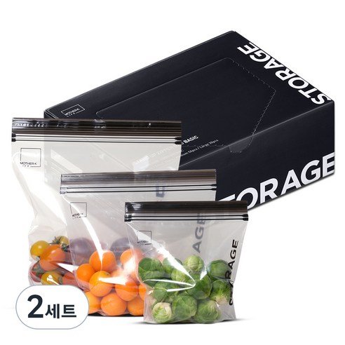 마더케이라이프 스탠딩지퍼백 Basic 세트, 혼합, 100개입, 2세트