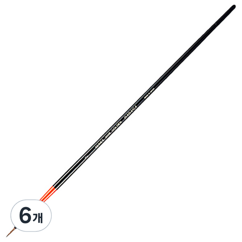바바라 수채화붓 300R, 2호, 6개