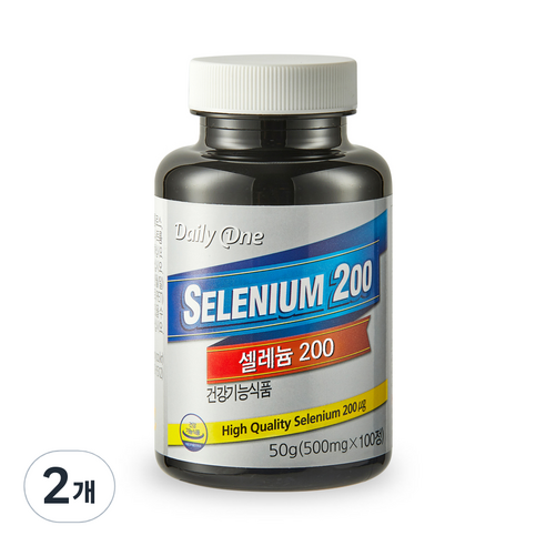 데일리원 셀렌 200 기타영양제, 100정, 2개