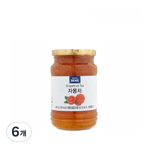 카페베네 자몽차, 480g, 1개입, 6개