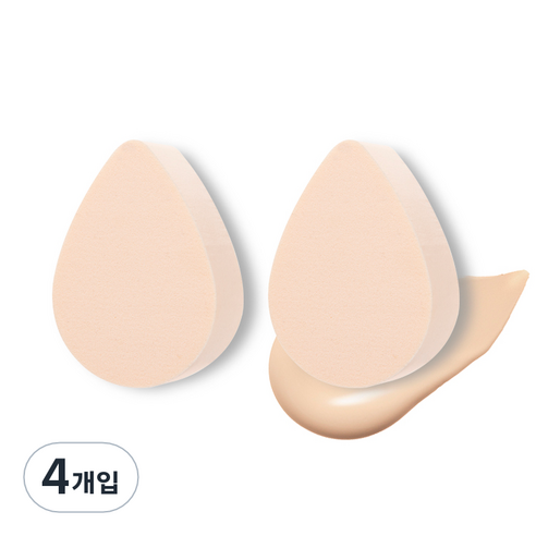 더툴랩 촉촉 베이스 메이크업 파운데이션 퍼프 스펀지 워터 드롭 2p, 2개