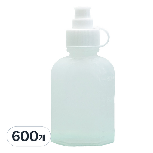 신도공업 일회용 안전뚜껑 약병 PE 말랑이 30cc, 600개