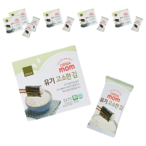 올가홀푸드 유기 고소한 김 1.5g 6p, 60개