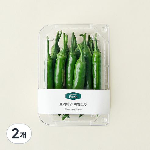프리미엄 청양고추, 150g, 2개