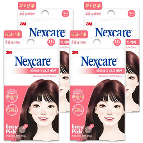 3M 넥스케어 블레미쉬 패치 케어, 87개입, 4개