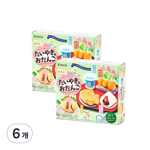 크라시에 타이야끼 오당고 만들기 39g, 단품, 6개