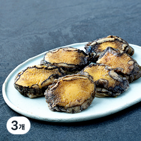 완도맘 손질 자숙 전복 6마리 (냉장), 3개, 180g