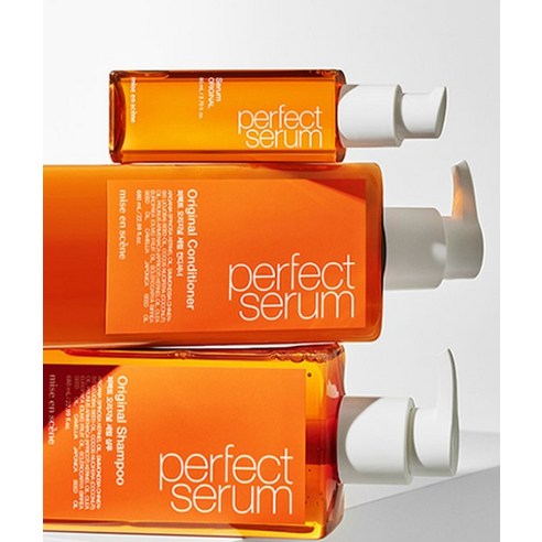 손상된 머릿결, 미쟝센 퍼펙트 오리지널 세럼 샴푸로 찰랑이는 변화를 경험하세요!