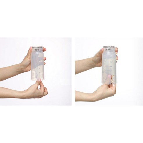 유피스 일회용 젖병 250ml, 핑크베이지, 1개