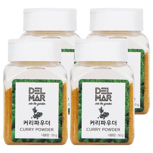 딜리셔스마켓 커리 파우더 소형, 50g, 4개
