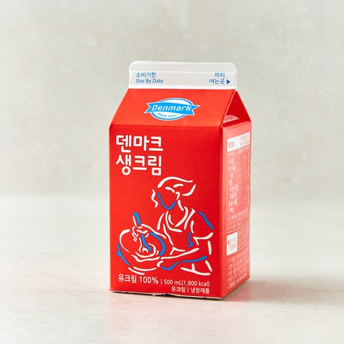 덴마크 생크림, 500ml, 1개