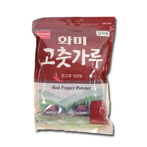 화미 고춧가루 김치용 1kg, 1개 신선한 맛과 향긋한 향으로 매료시킨다