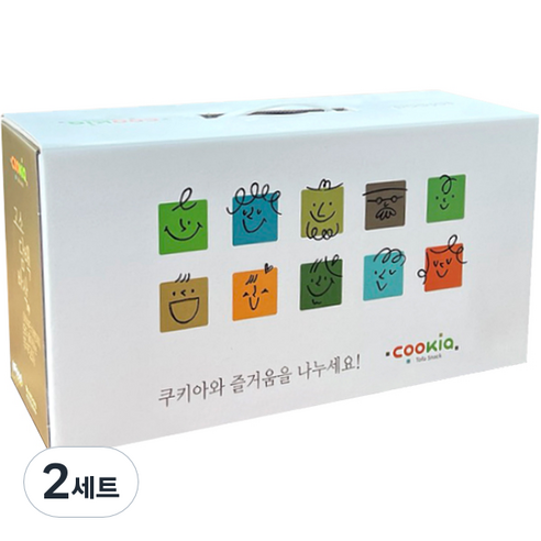 쿠키아 오리지널 뚜부과자 선물세트, 두부과자 12p, 2세트