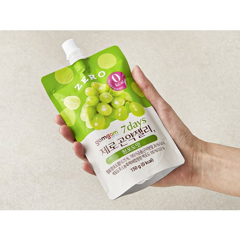 곰곰 7days 제로 곤약젤리 청포도맛, 150ml, 7개