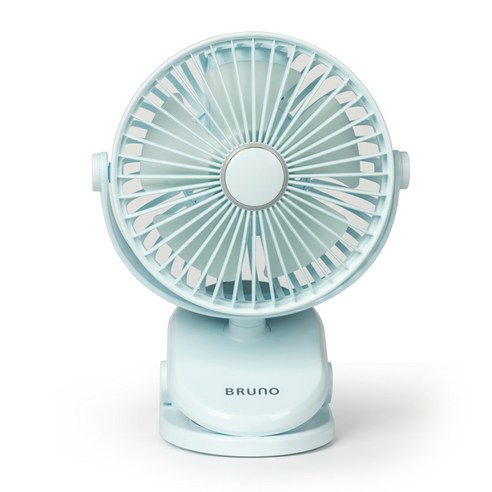  BLDC모터 써큘레이터 3D입체회전 FAN-CS1000MWH, 화이트 계절가전 브루노 무선 미니 집게형 클립팬 선풍기, BCF-2117, 스카이블루