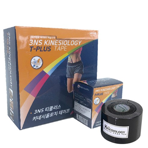 3NS 키네시오로지 테이프 6p, 블랙