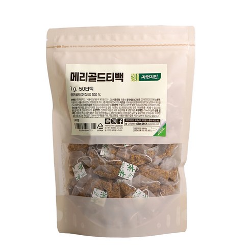 자연지인 메리골드차 삼각티백, 1g, 50개입, 1개