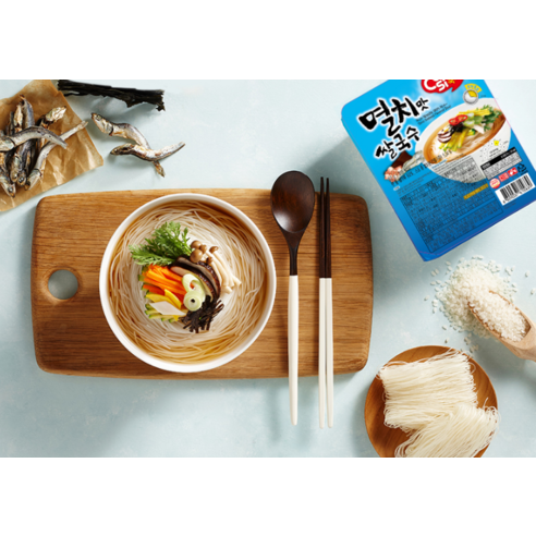 가성비 끝판왕! 간편하고 건강한 쿡시 멸치맛 쌀국수