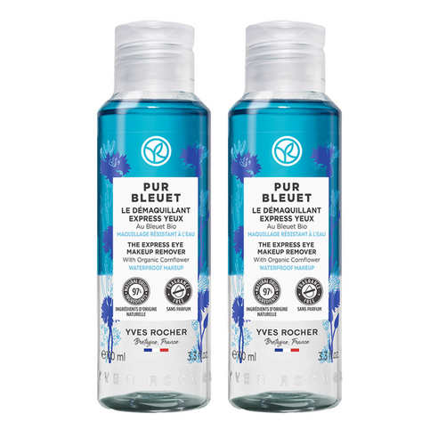이브로쉐 퓨어블루에 익스프레스 메이크업 리무버, 100ml, 2개