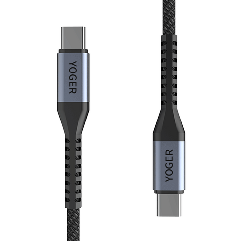 요거 PD USB PPS GAN 60W C to C타입 초고속 충전 케이블, 2m, 혼합색상