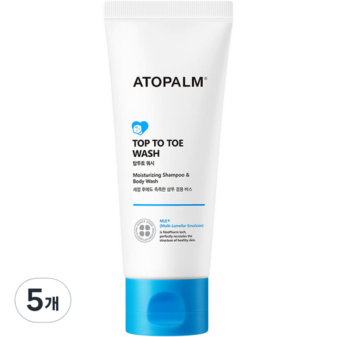 아토팜 탑투토 워시, 100ml, 5개