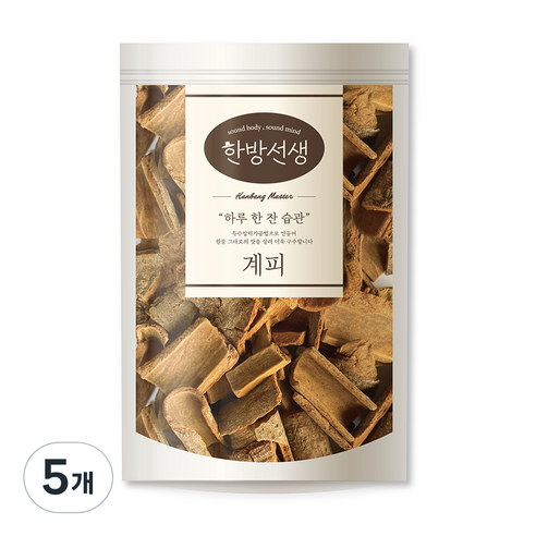 한방선생 사각 계피 특품, 600g, 5개, 1개입