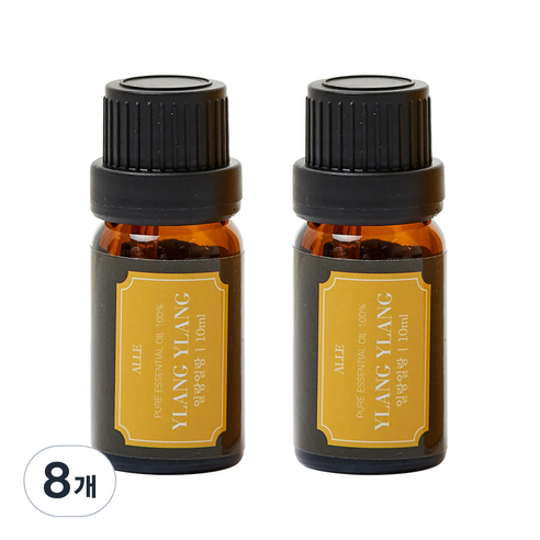 알레 비건 아로마 에센셜 오일 일랑일랑, 10ml, 8개