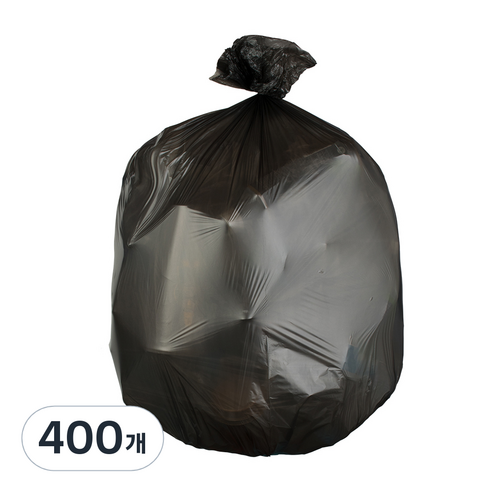 베로나 배접 쓰레기봉투 검정, 60L, 400개