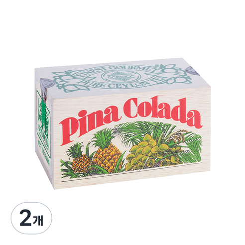 믈레즈나 피나콜라다 홍차 우드박스, 100g, 1개입, 2개