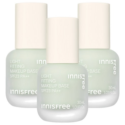 이니스프리 라이트 피팅 메이크업 베이스 30ml, 02 그린, 3개