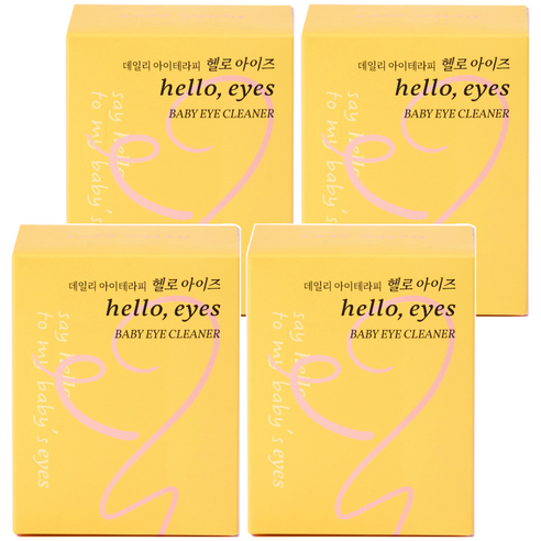 헬로아이즈 베이비 아이 클리너, 30개입, 4개