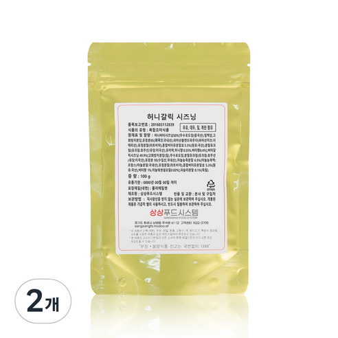 상상시즈닝 허니갈릭 시즈닝, 100g, 2개