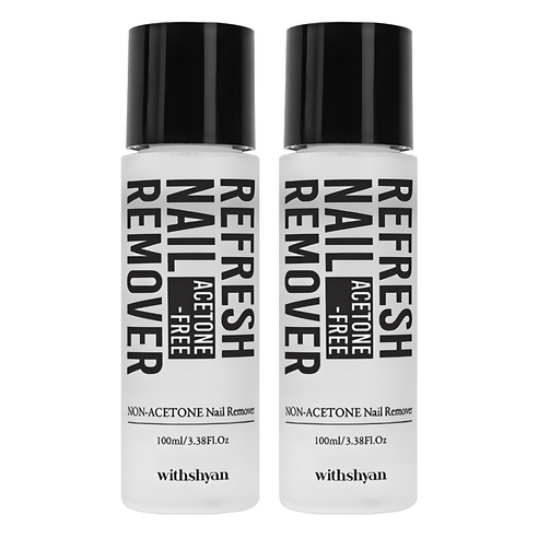 위드샨 논 아세톤 리프레쉬 네일 리무버, 100ml, 2개