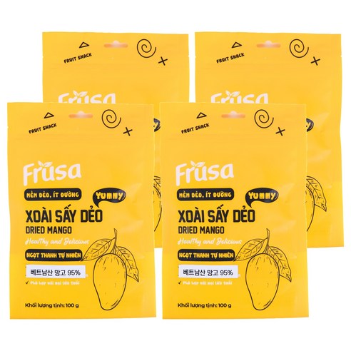 Frusa 푸루사 건망고, 100g, 4개