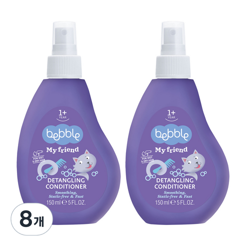 베블 마이프렌드 디탱글링 스프레이 컨디셔너 유아샴푸, 150ml, 8개