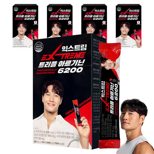 익스트림 트리플 아르기닌 6200mg, 300ml, 5개