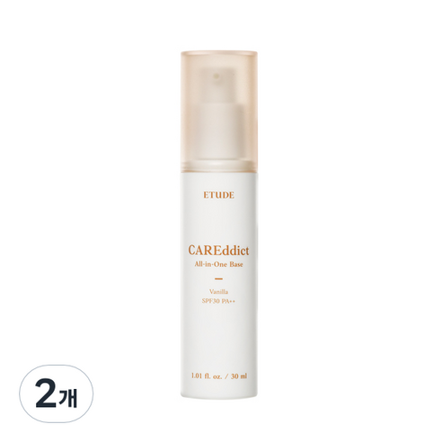 에뛰드 케어딕트 올인원 베이스 30ml, 1호 바닐라, 2개